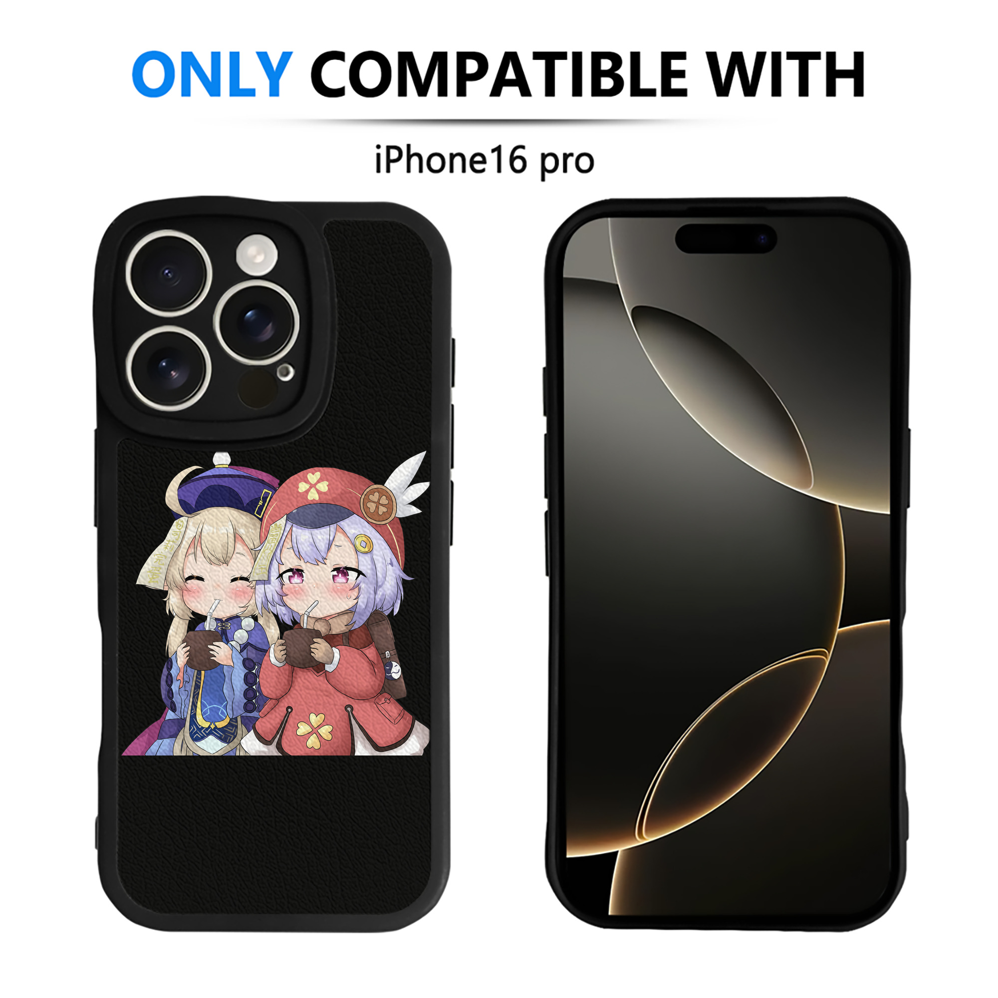 げんし神 七七 なな  genshin Nana 【iPhone 16シリーズ対応】シリコンスマホケース（レザー調） 材質：シリコン